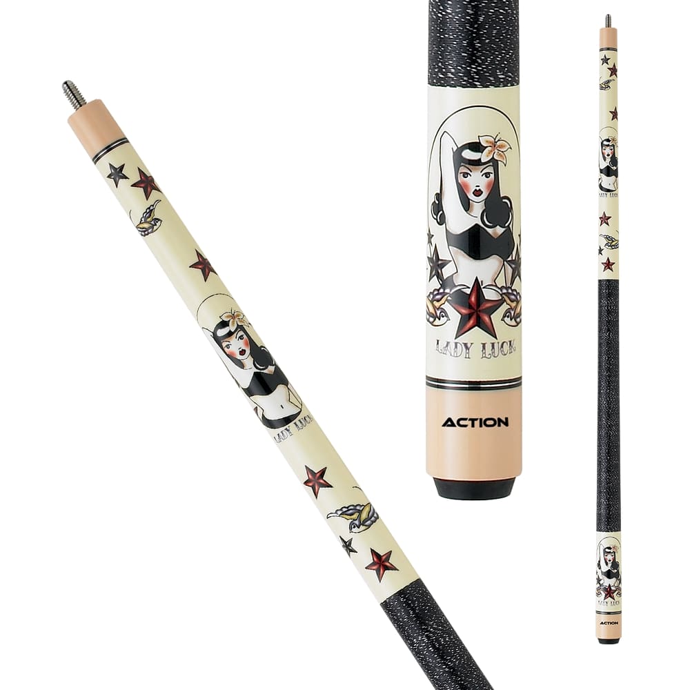 Action Adventure ADV81 Lady Luck Pool Cue