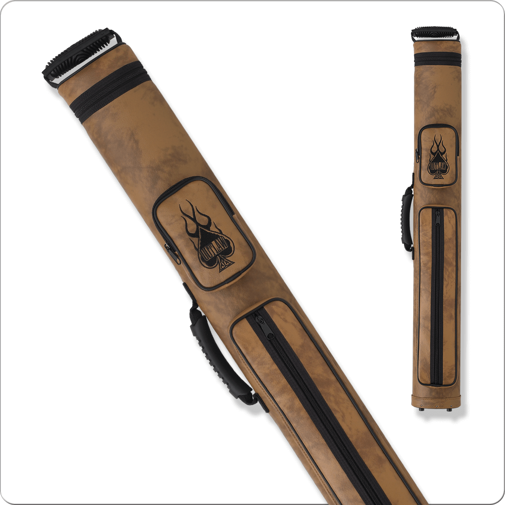 Outlaw OLH22 2x2 Hard Cue Case Flames